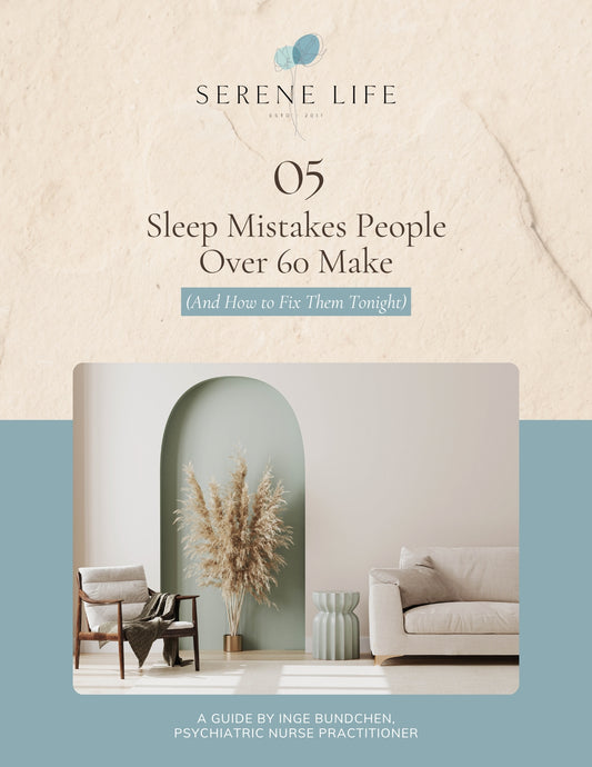 Free Guide - 5 Sleep Mistakes People Over 60 Make